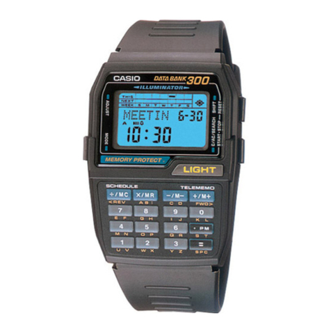 Casio DBC310-1 - DataBank Men's Watch User manual Casio DBC310-1 - DataBank Men's Watch User manual