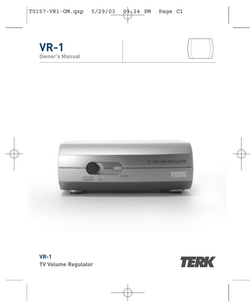 TERK Technologies VR5210 User manual