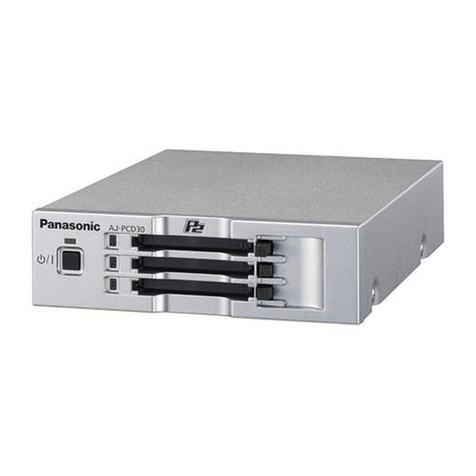 Panasonic AJ-PCD30PJ operating instructions