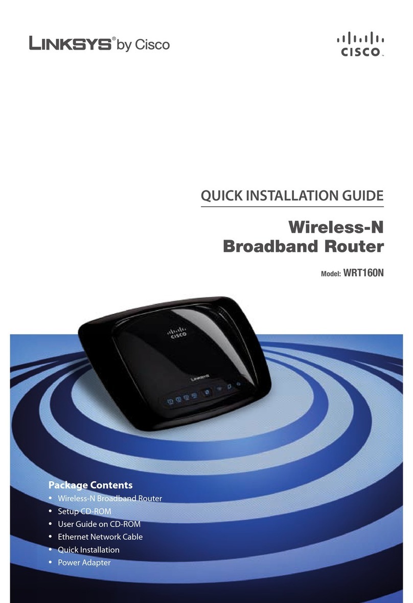 Linksys WRT160N - Wireless-N Broadband Router... Quick installation guide Linksys WRT160N - Wireless-N Broadband Router... Quick installation guide