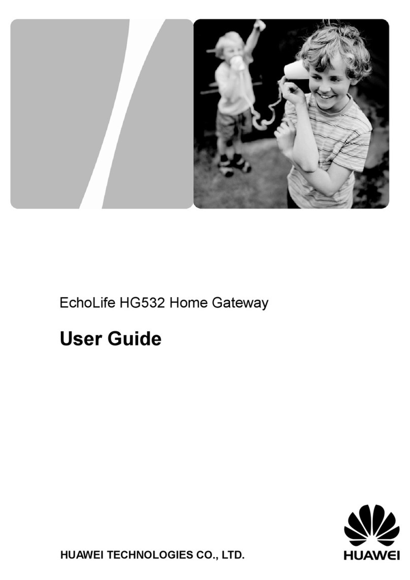 Huawei EchoLife HG532 User manual Huawei EchoLife HG532 User manual