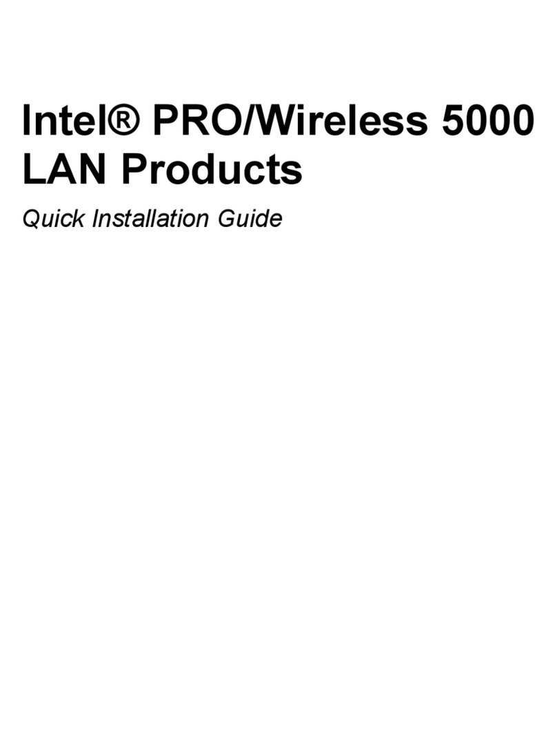 Intel WSAP5000 - PRO/Wireless 5000 LAN Access... Quick installation guide Intel WSAP5000 - PRO/Wireless 5000 LAN Access... Quick installation guide