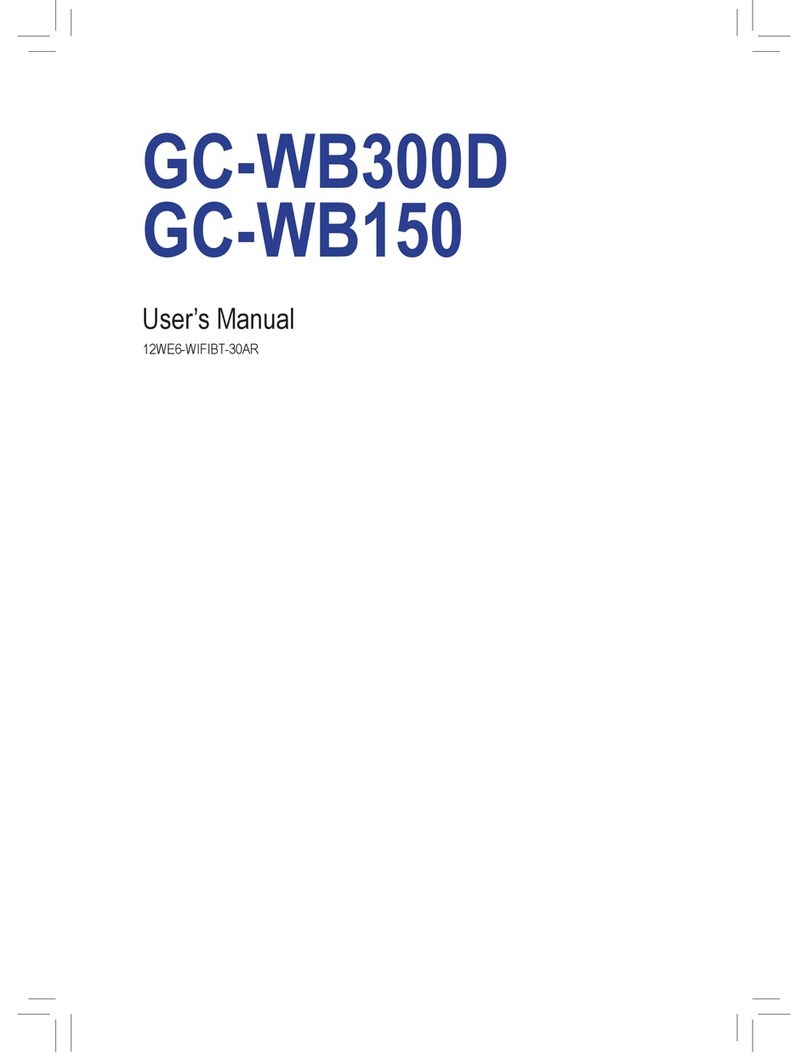Gigabyte GC-WB300D User manual