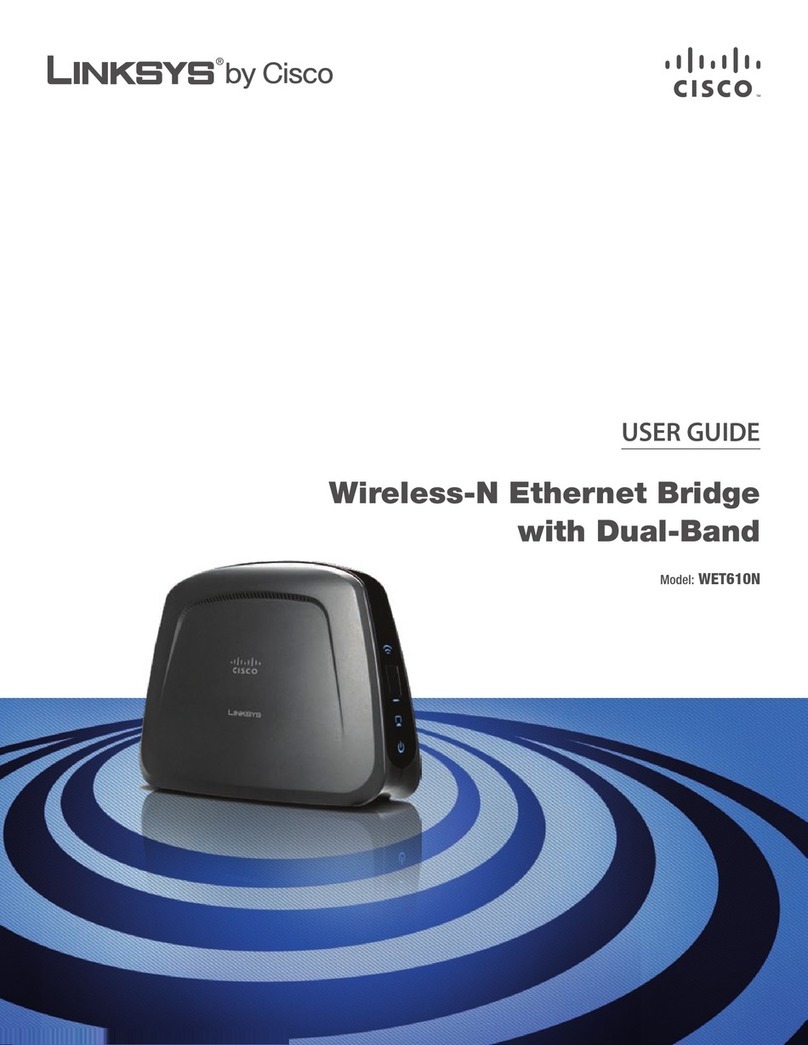 Linksys WET610N - Wireless-N EN Bridge User manual
