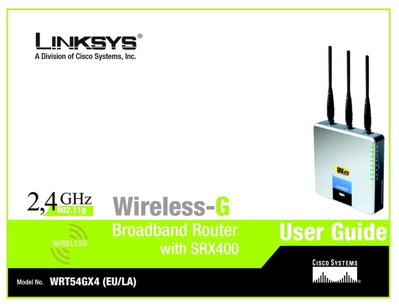 Cisco LINKSYS WRT54GX4 User manual Cisco LINKSYS WRT54GX4 User manual
