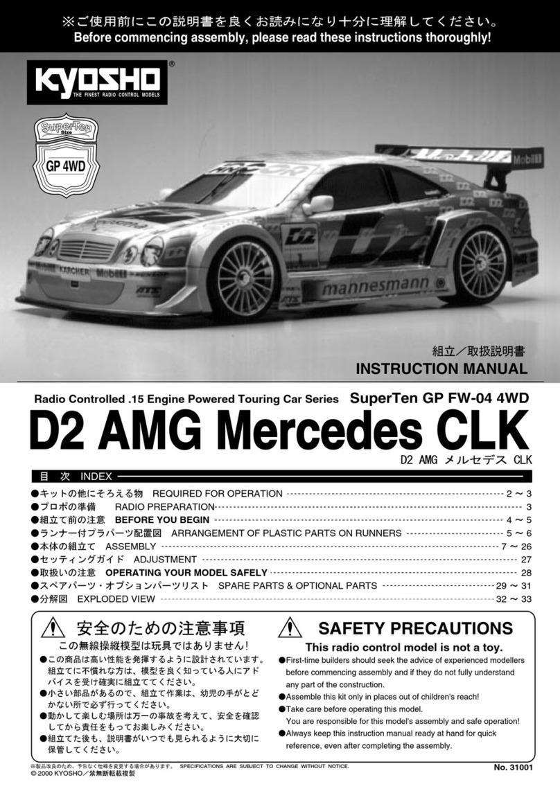 Kyosho SuperTen GP FW-04 4WD instruction manual