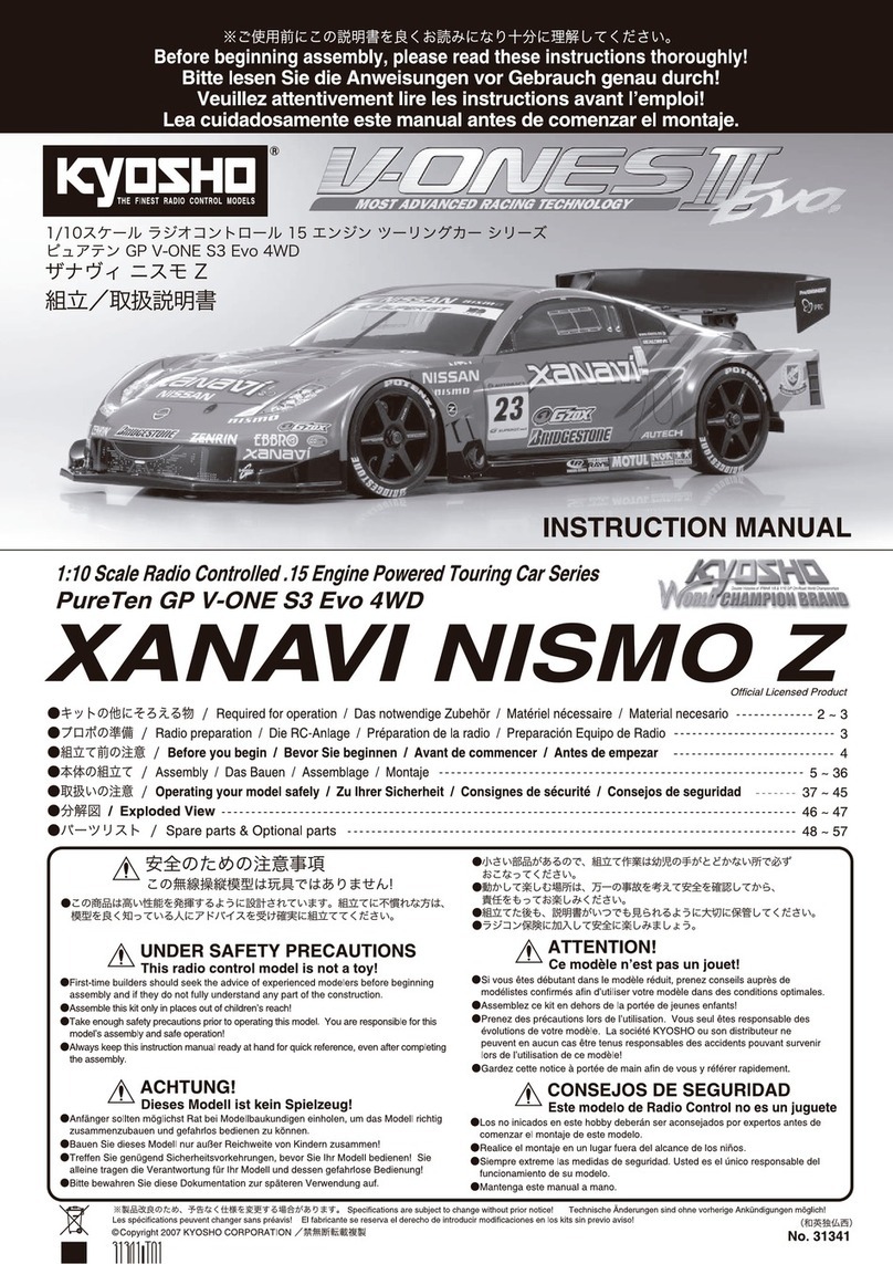 Kyosho V-OneS III Evo User manual