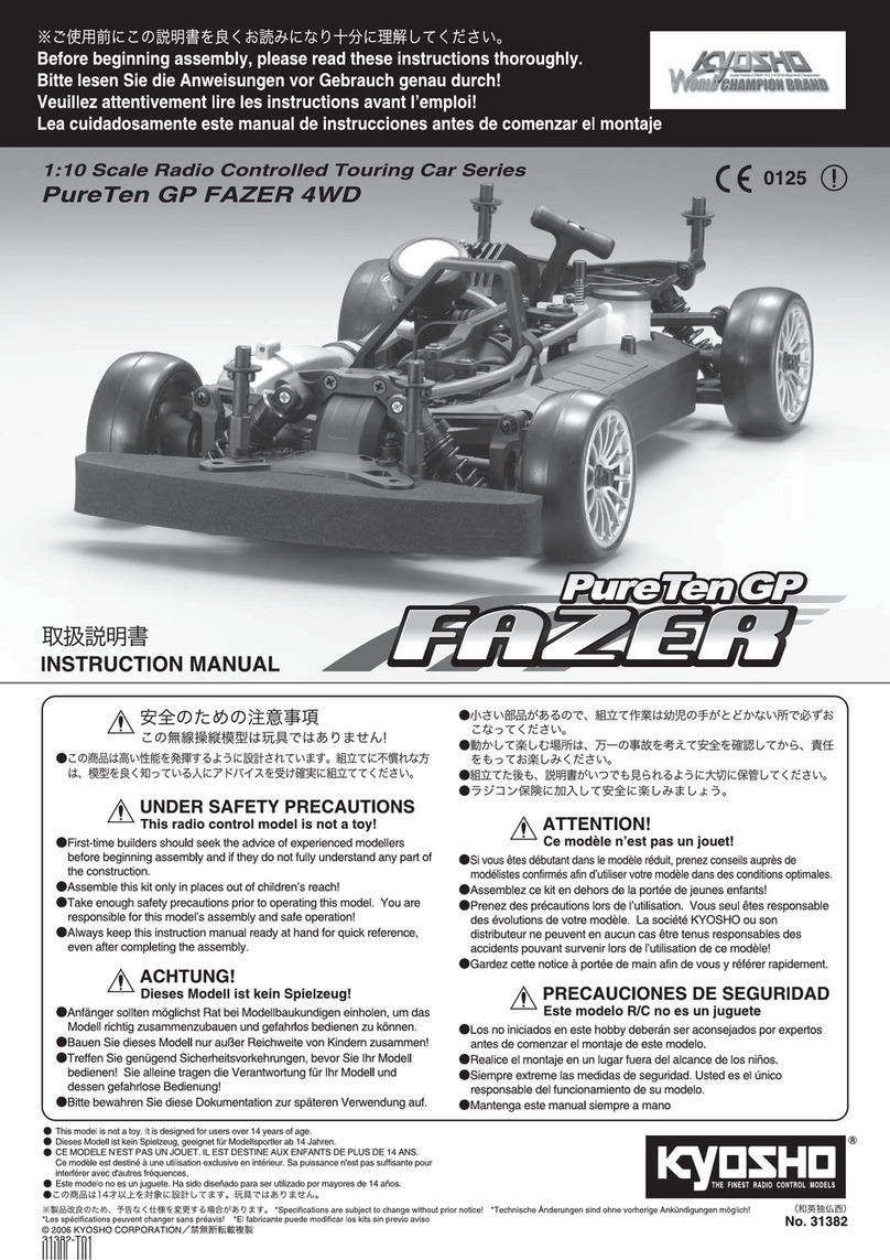 Kyosho Pure Ten GP FAZER 4WD User manual