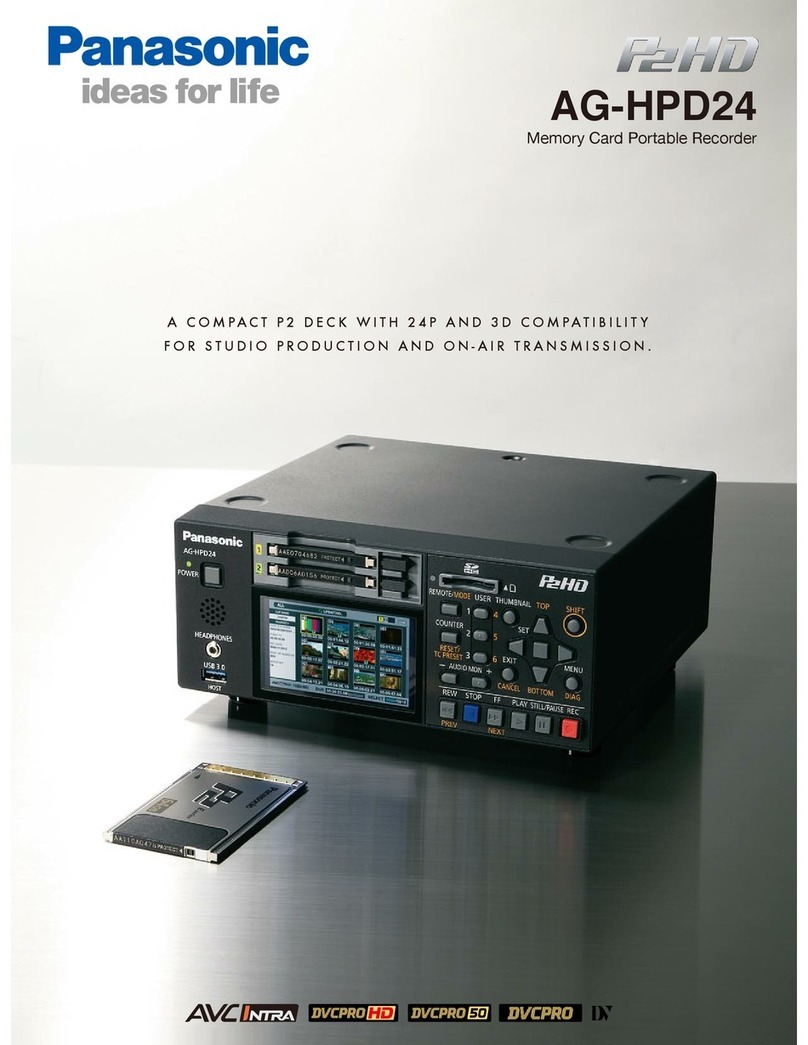Panasonic AG-HPD24PJ User manual
