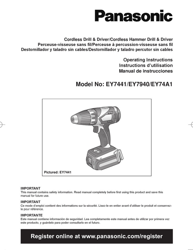 Panasonic EY7441LR2S owner's manual
