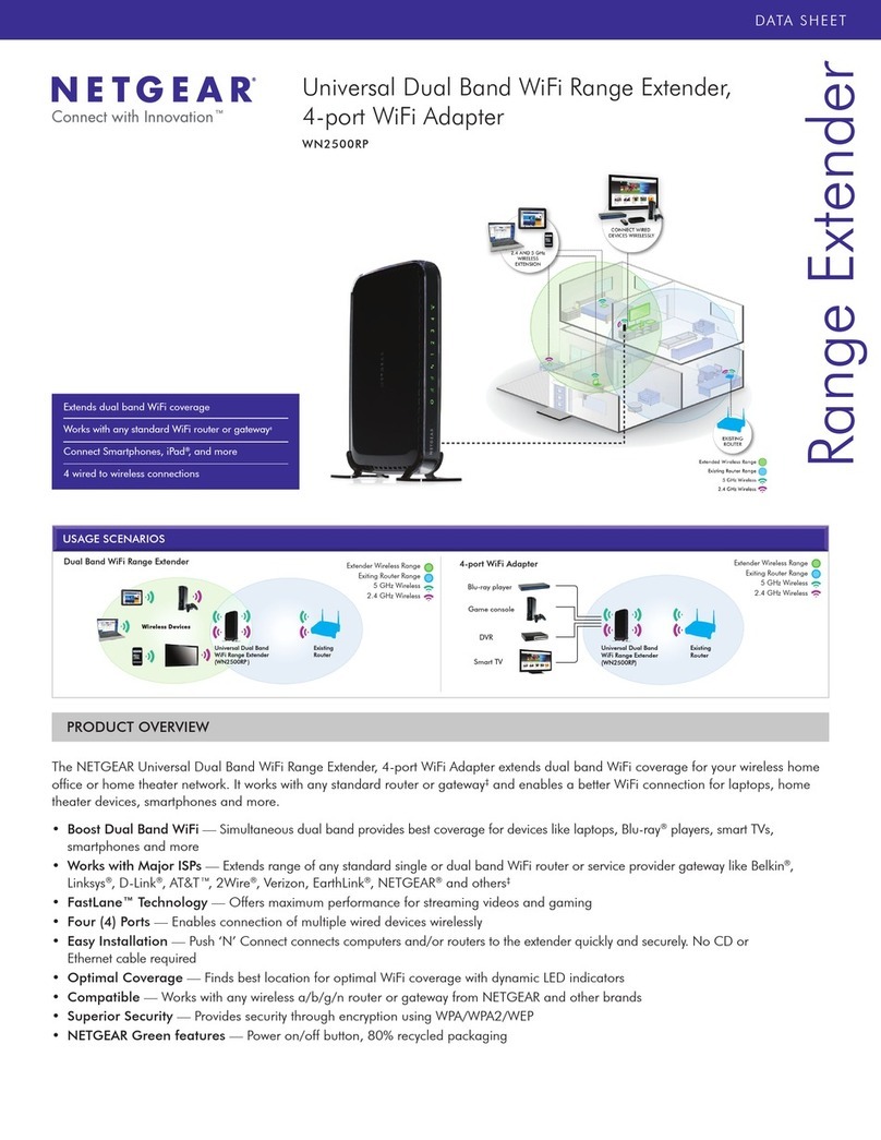 NETGEAR WN2500RP-100PAS User manual