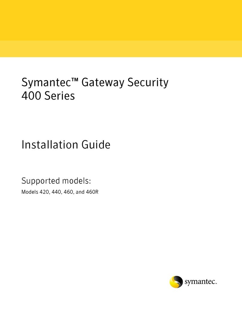 Symantec 460R - Gateway Security installation guide