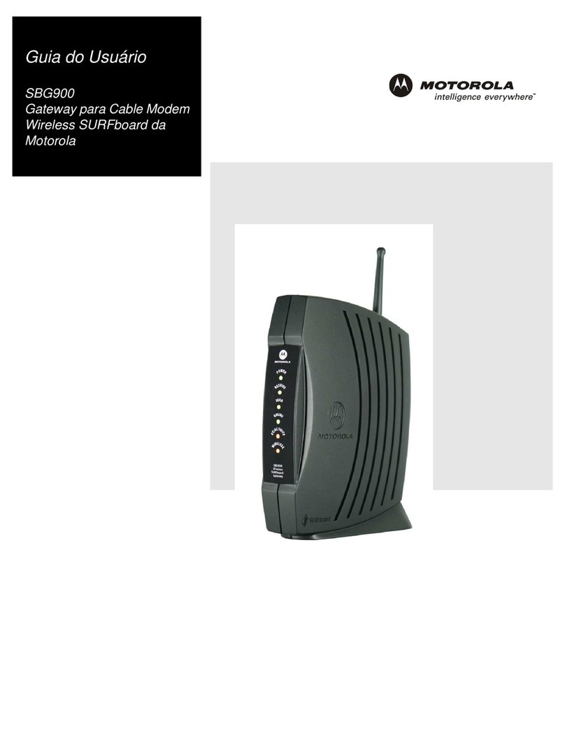Motorola SURFboard SBG900 Guia do usuário