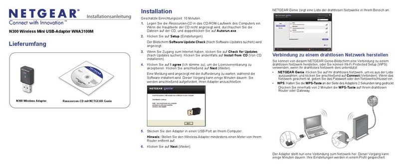 NETGEAR WNA3100M User manual
