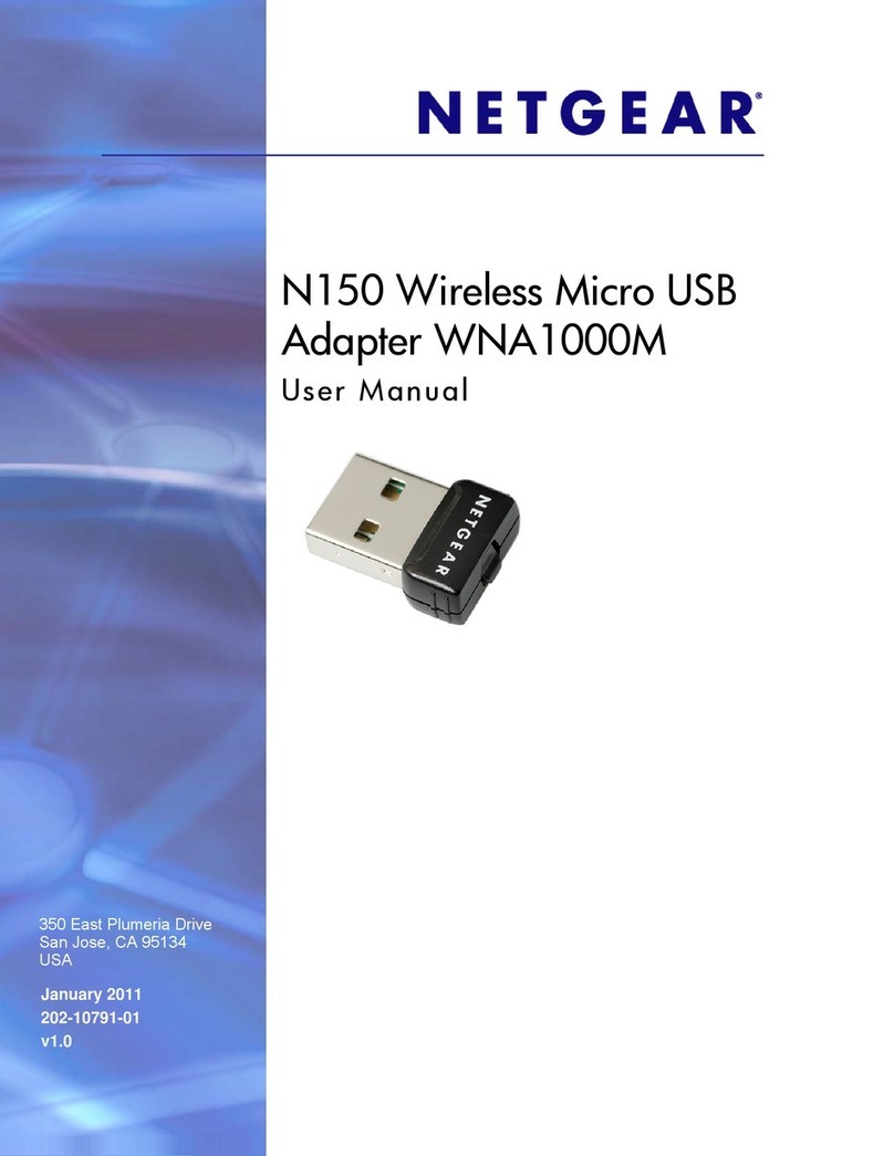 NETGEAR WNA1000M User manual