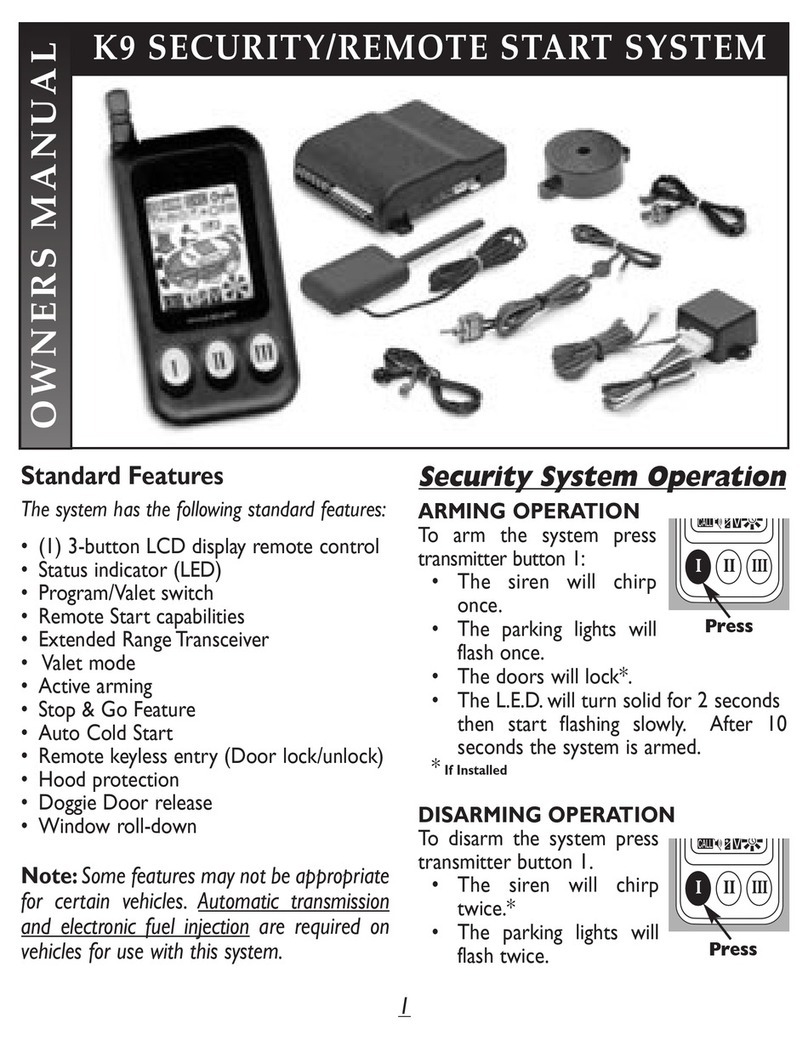 Black Widow Security BW FM 200 K User manual