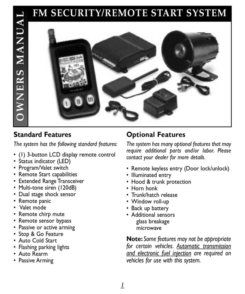 Black Widow Security BW FM 200 K owner's manual