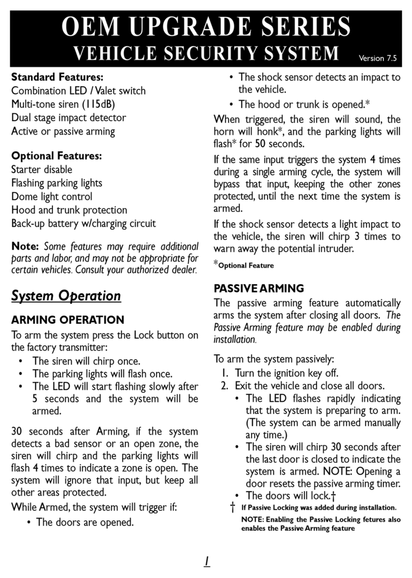Black Widow Security OEM UPGRADE SERIES user manual