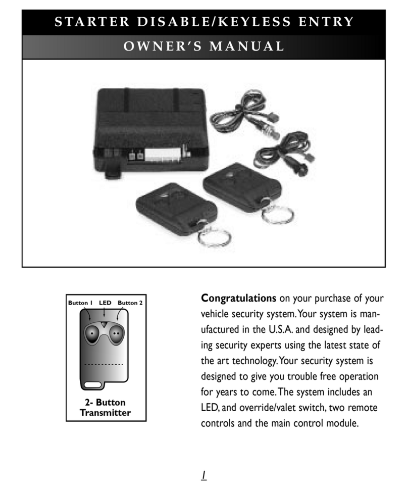 Black Widow Security BW 752 owner's manual