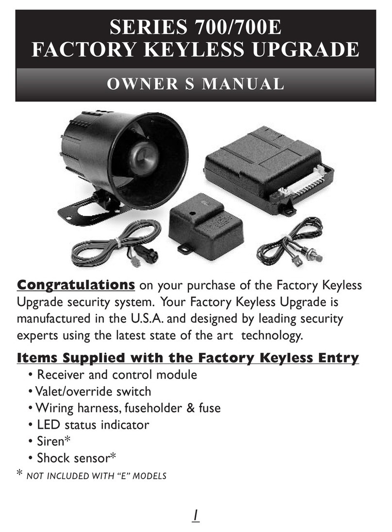 Black Widow Security BW 700 owner's manual