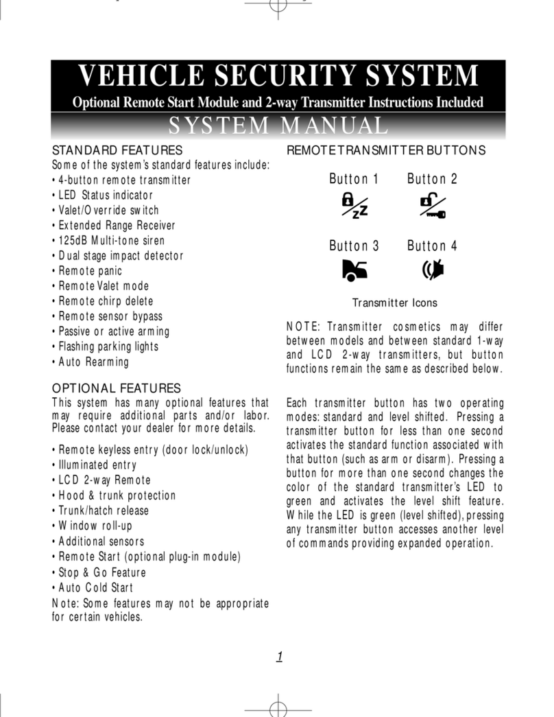 Black Widow Security BW X-Z Series System manual
