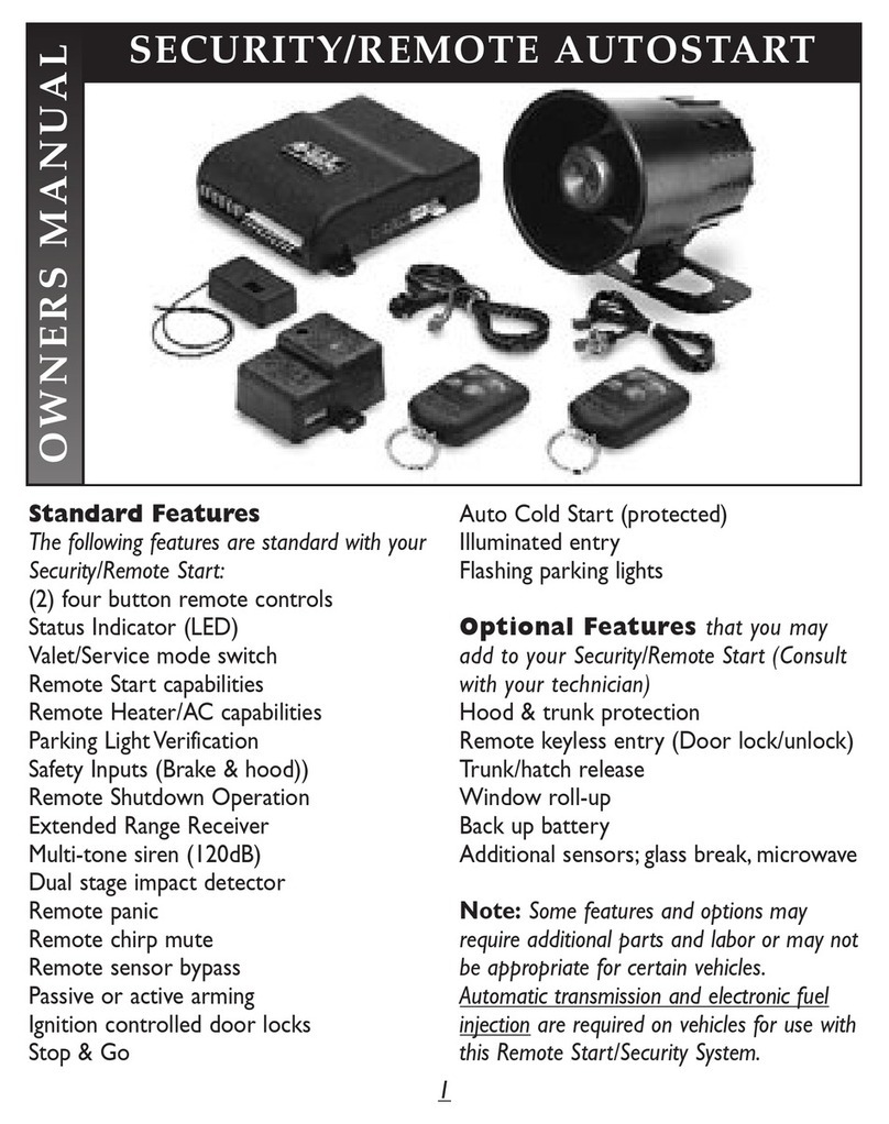 Black Widow Security BW RAS 120 owner's manual