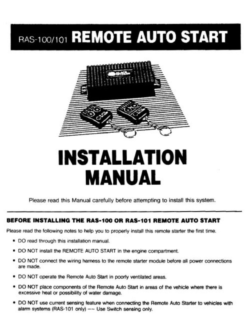 Black Widow Security BW RAS 100 installation manual