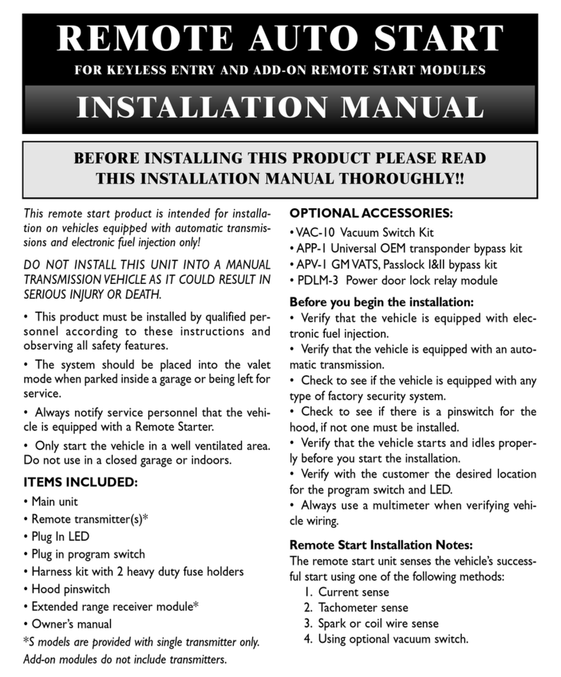 Black Widow Security 200 User manual