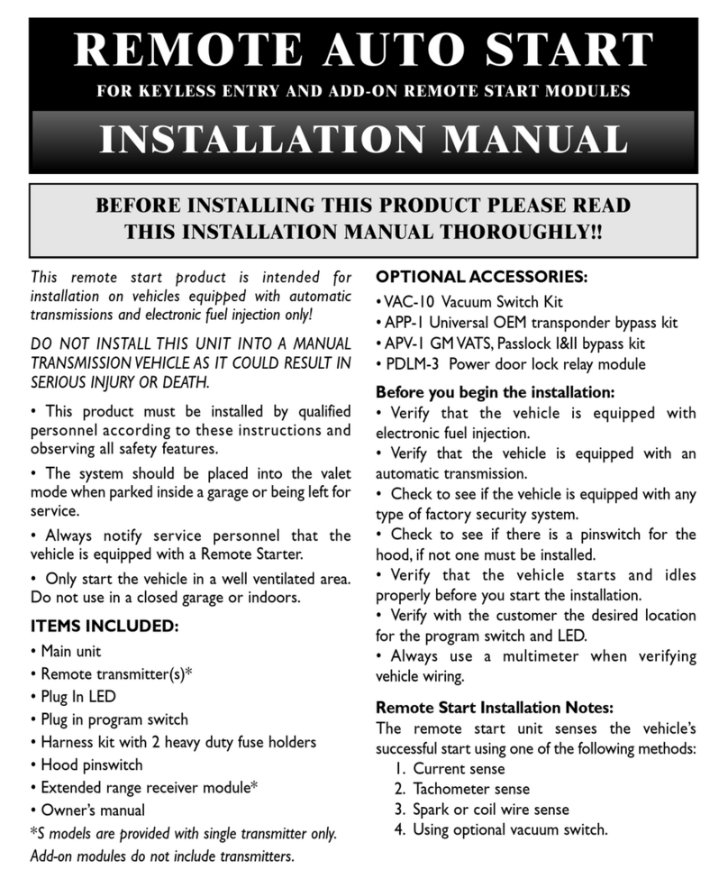 Black Widow Security BW RAS 400 installation manual