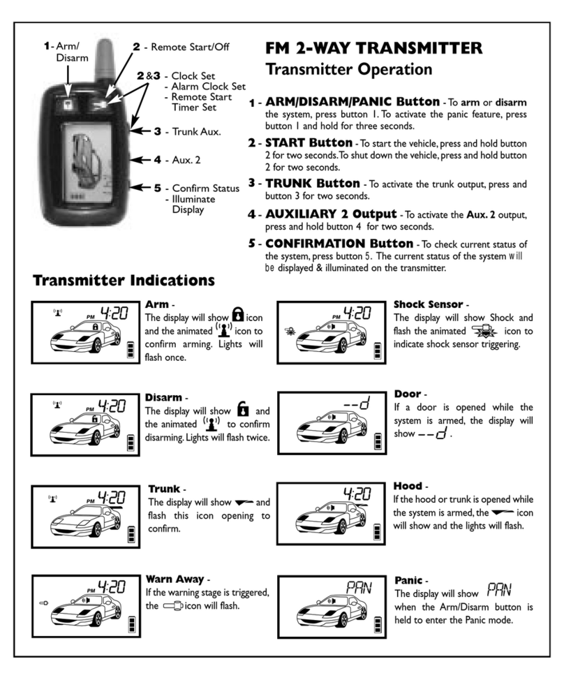 Black Widow Security BW FM 5 user manual