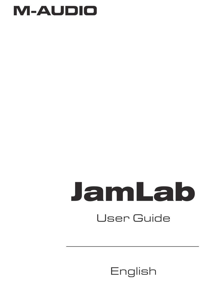 M-Audio Jamlab User manual