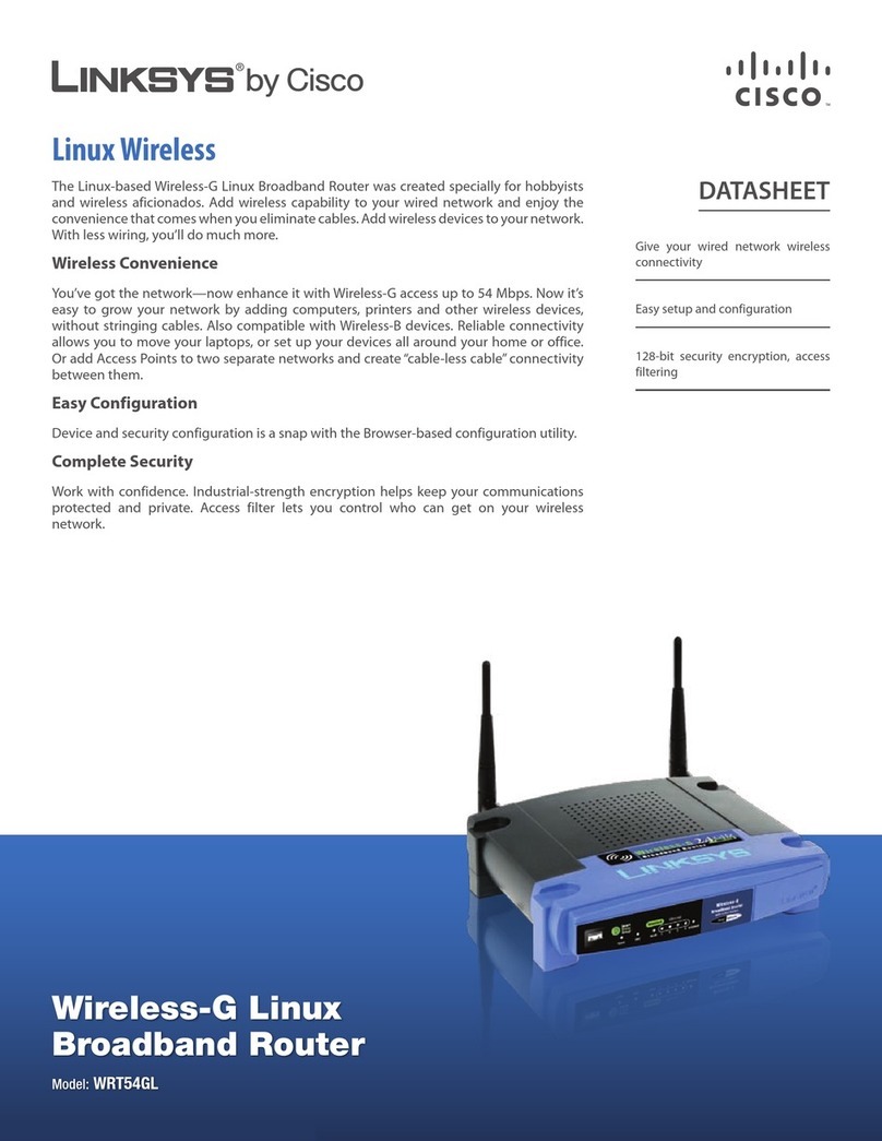 Linksys WRT54GL - Wireless-G Broadband Router... User manual