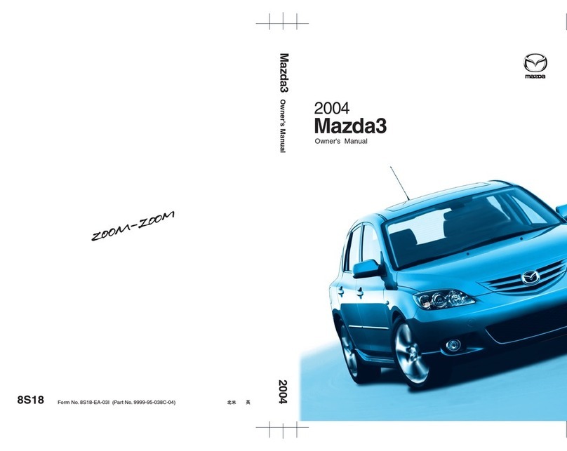 Mazda 2007 Mazdaspeed 3 owner's manual