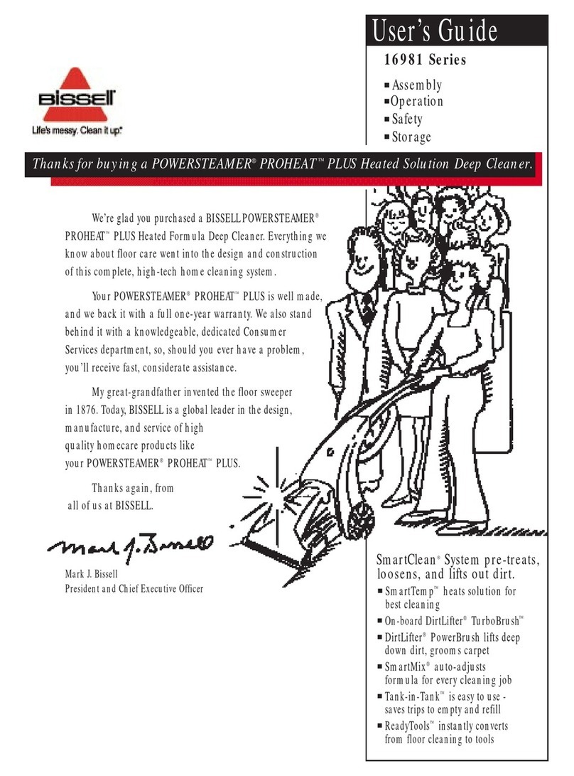 Bissell 16981 Series user guide
