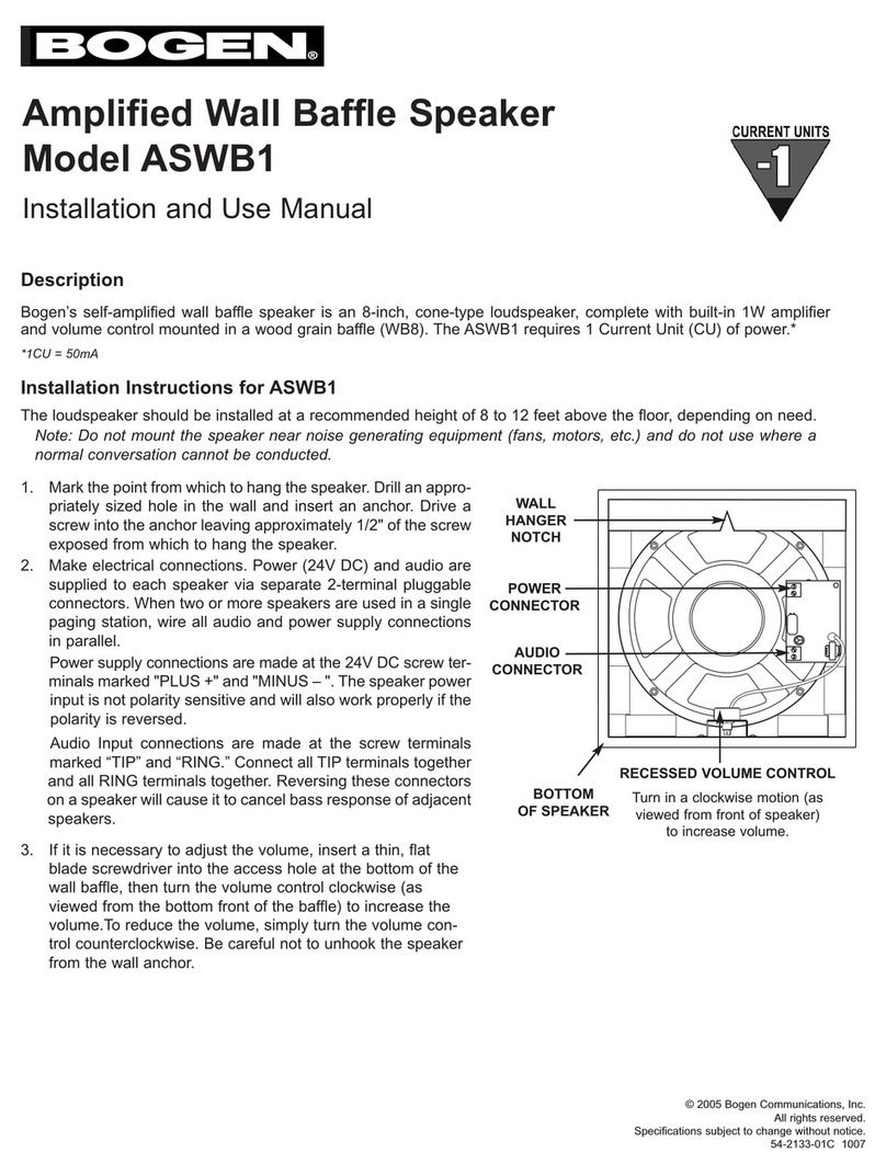 Bogen ASWB1 Guide Bogen ASWB1 Guide