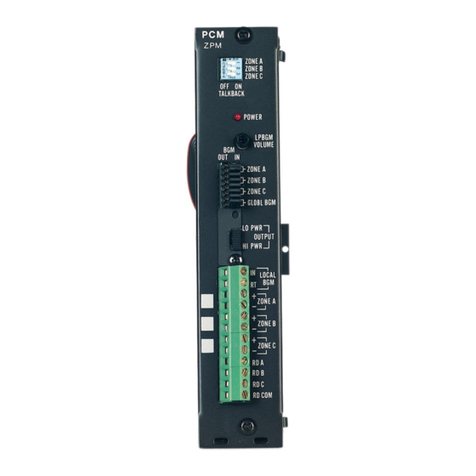 Bogen PCMZPM User manual