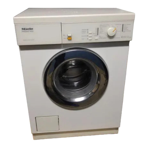 Miele W 866 operating instructions