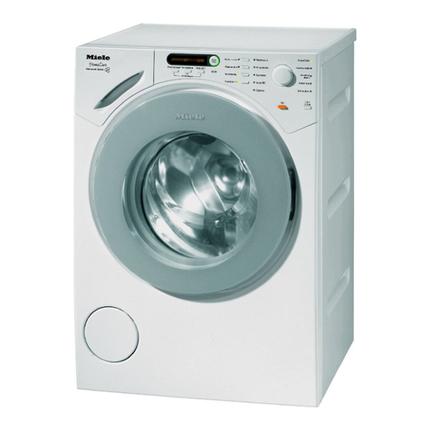 Miele W 1613 User manual Miele W 1613 User manual