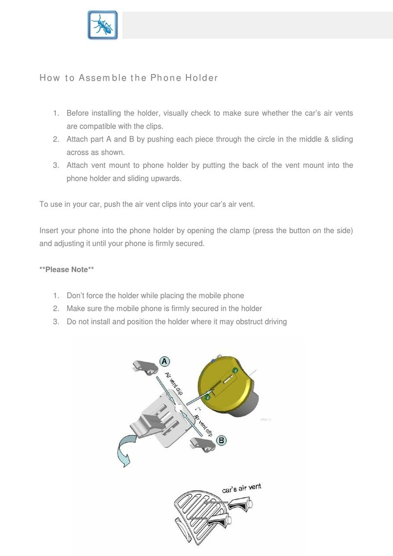 Blueant Phone Holder manual