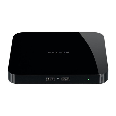 Belkin F5L009 - Network USB Hub User manual