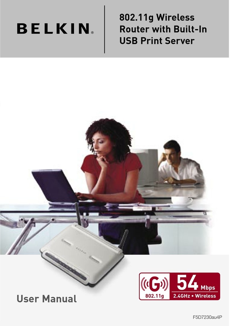 Belkin F5D7230au4P User manual Belkin F5D7230au4P User manual
