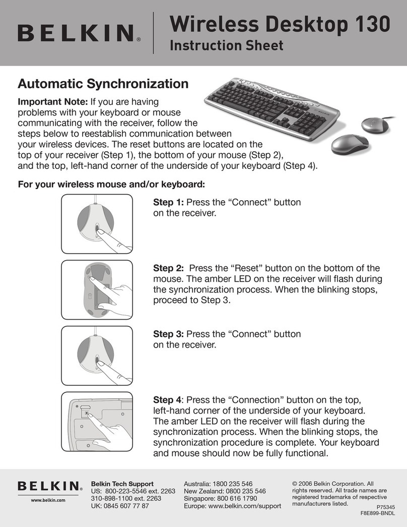 Belkin Wireless Desktop 130 User manual