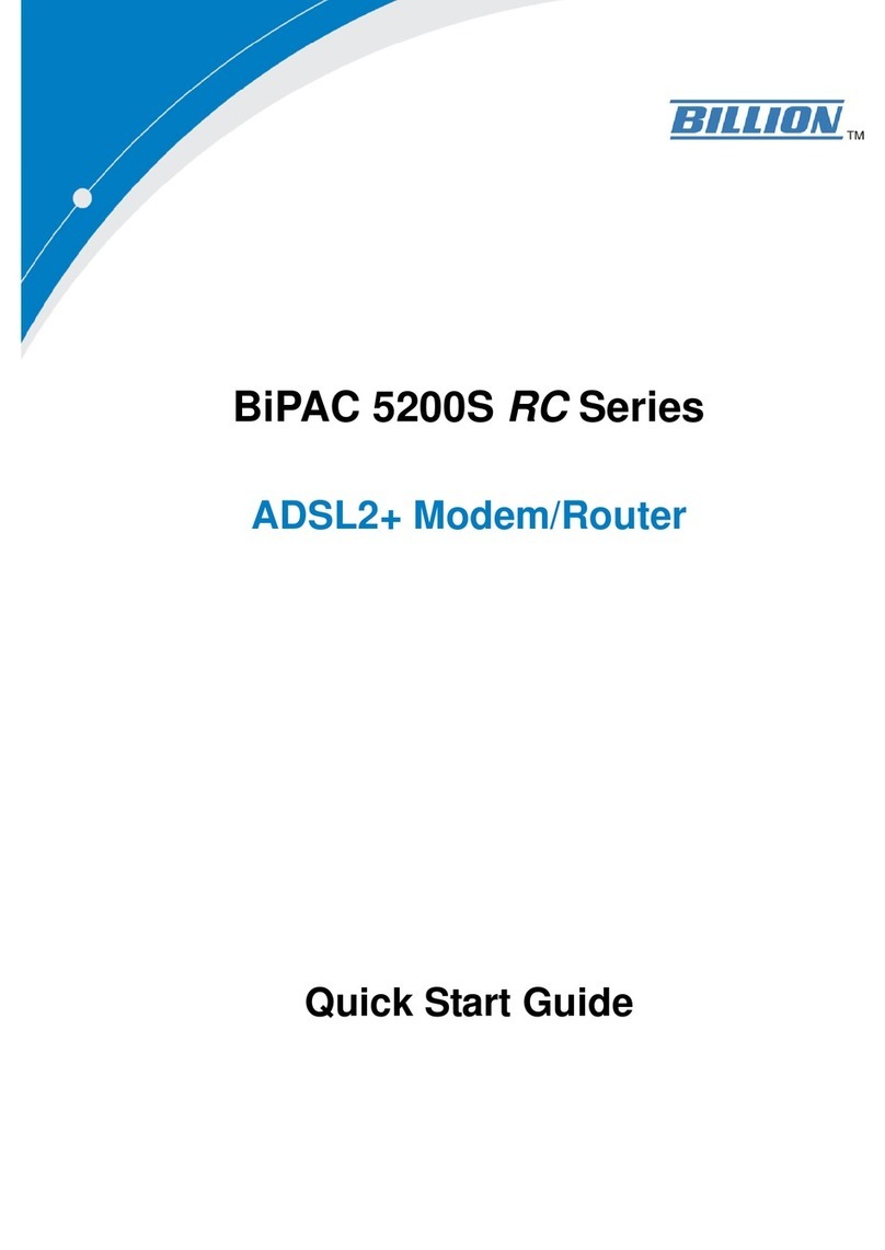Billion BiPAC 5200S RC Series User manual