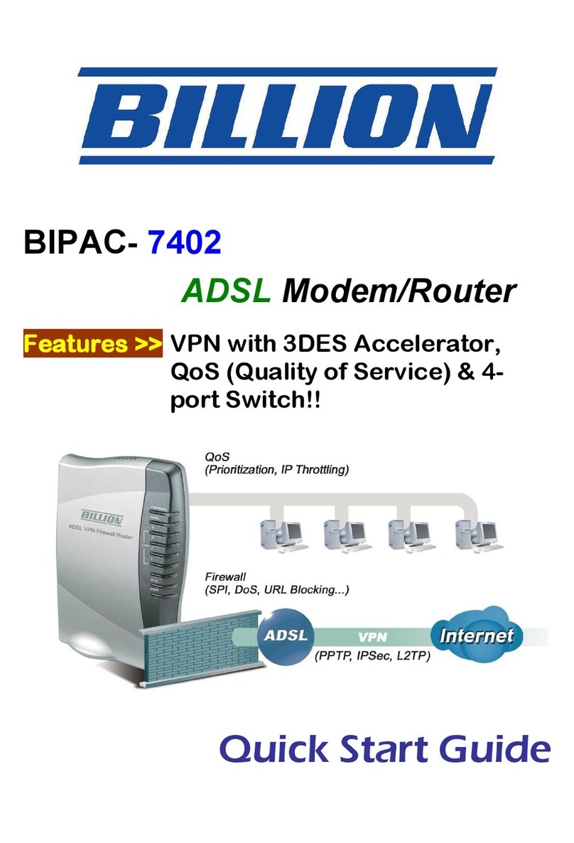 Billion BIPAC-7402 quick start guide