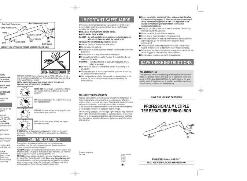 Belson TS-10S-1 Installation instructions