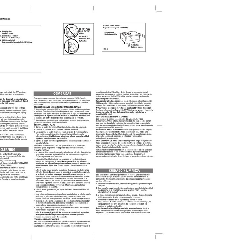 Belson UT1140 Use and care book