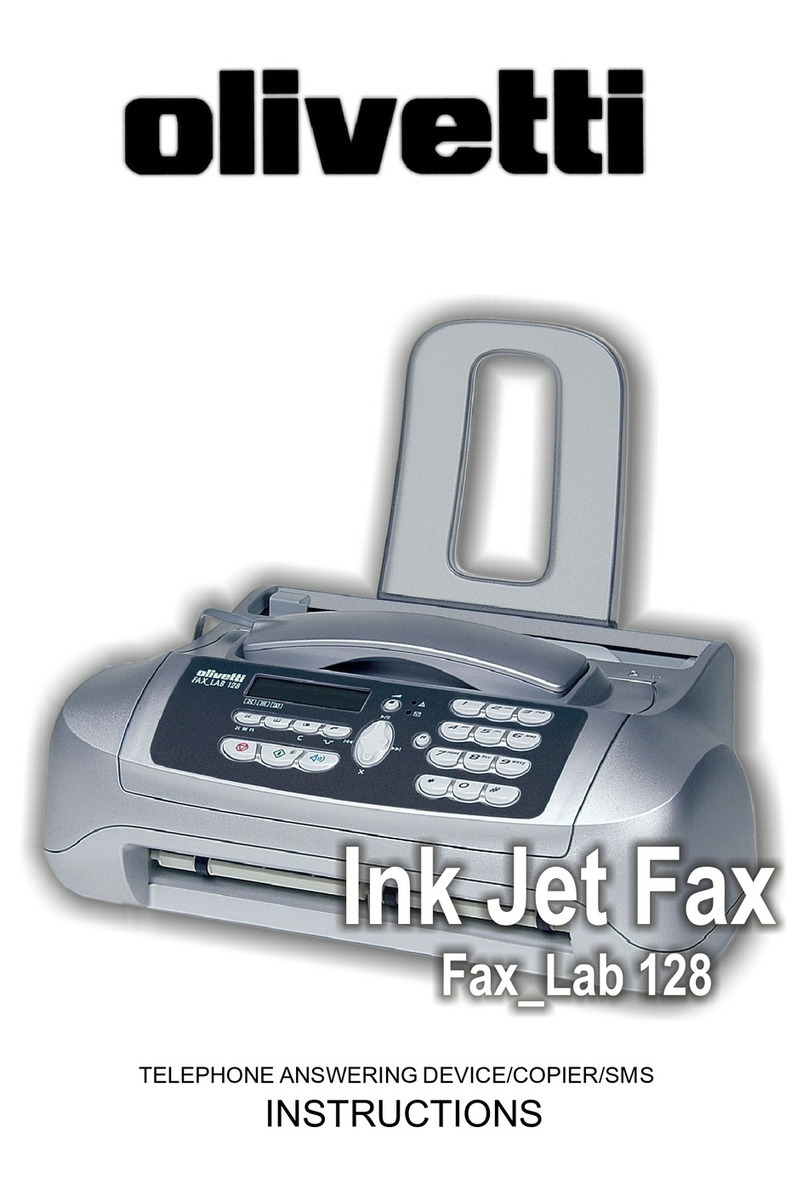 Olivetti Fax-Lab 128 User manual