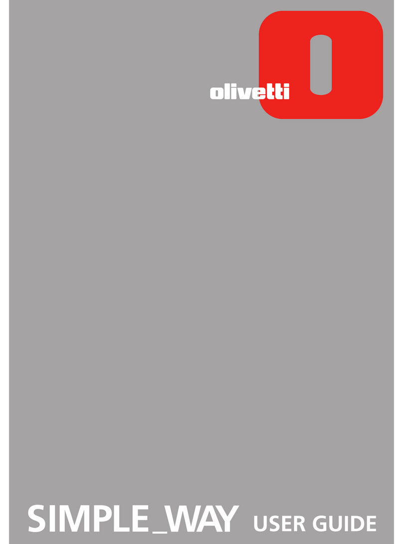 Olivetti SIMPLE_WAY User manual Olivetti SIMPLE_WAY User manual