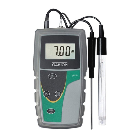 Oakton pH 5+ User manual