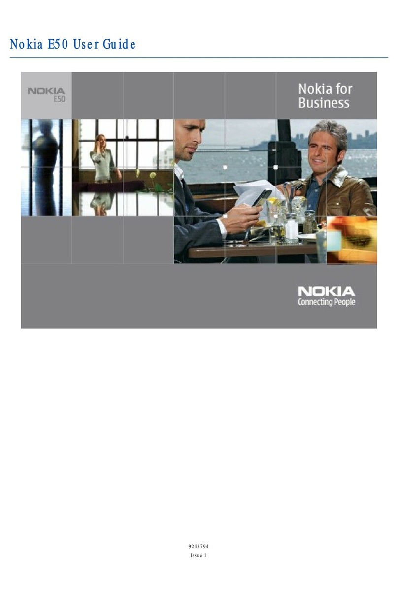 Nokia E50 - Smartphone 70 MB User manual Nokia E50 - Smartphone 70 MB User manual
